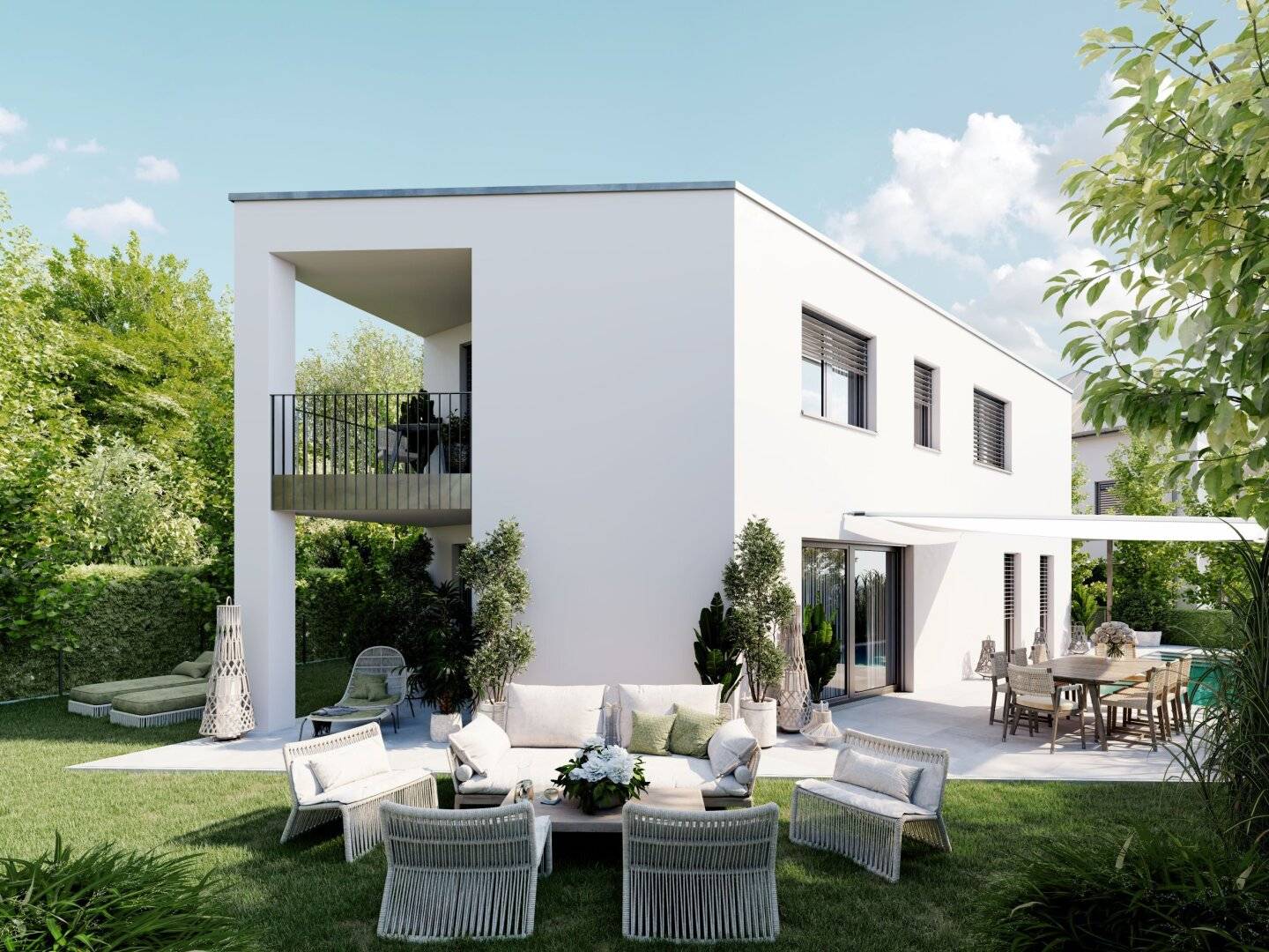 Modern single-family house with garden and underground parking in Alt-Liefering