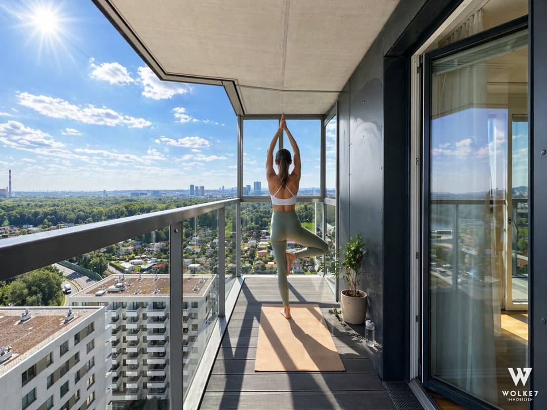 Wohnung im Marina Tower mit Donaupanorama