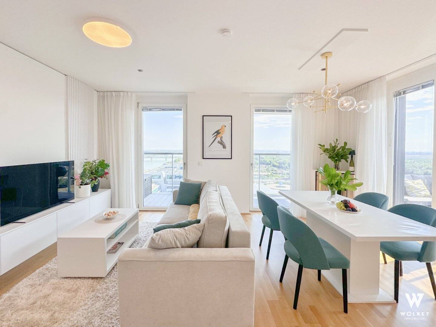 Wohnung im Marina Tower mit Donaupanorama
