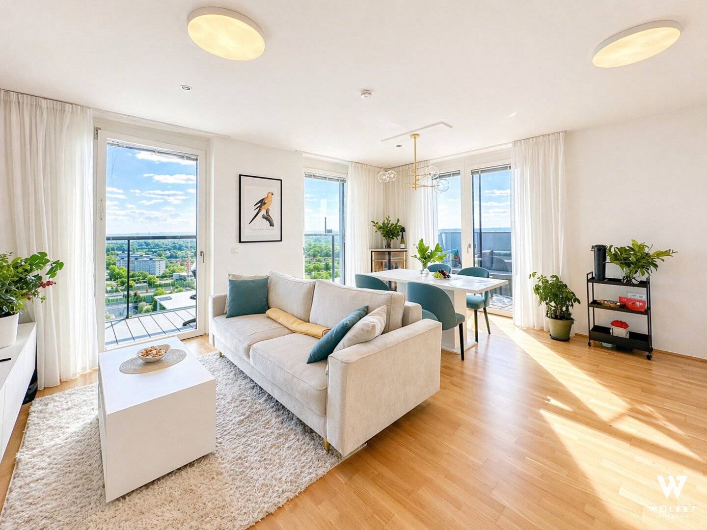 Wohnung im Marina Tower mit Donaupanorama