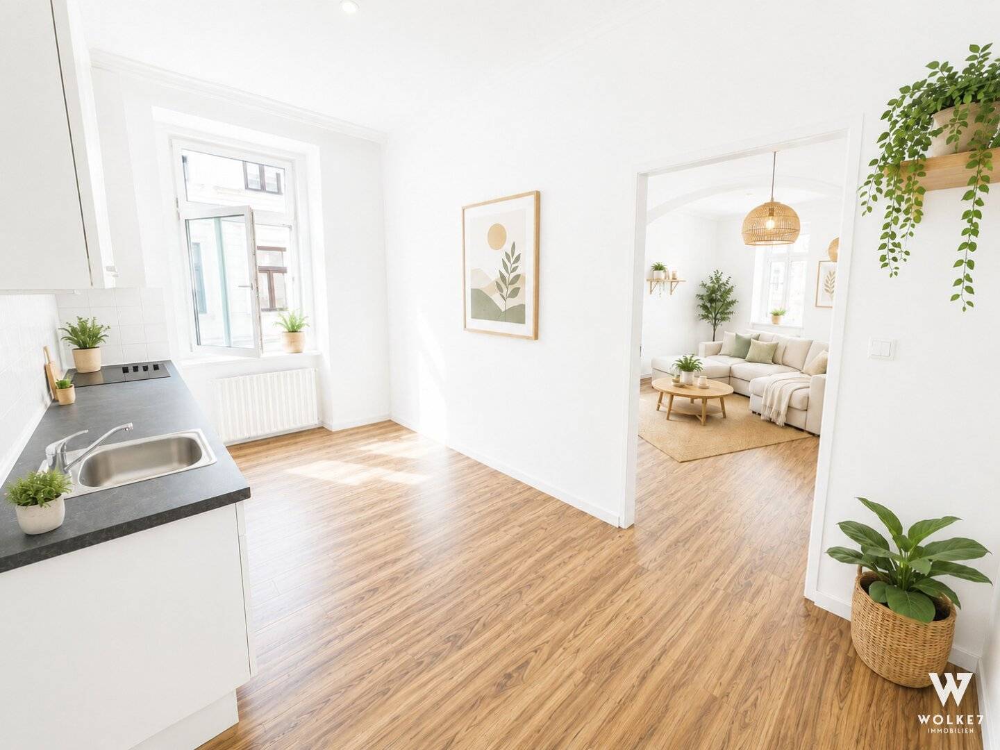 Altbau apt near Mariahilferstr. 86m²
