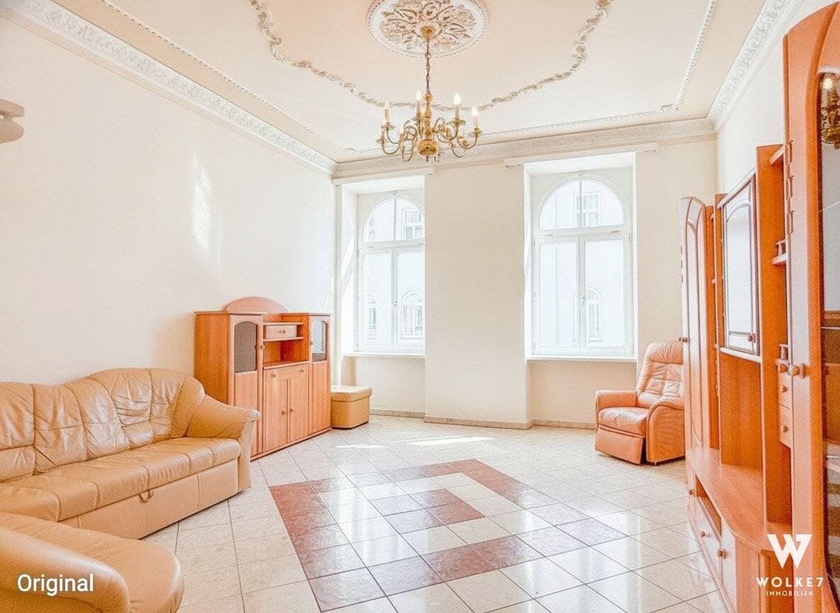Altbauwohnung mit Stuck und Fußbodenheizung