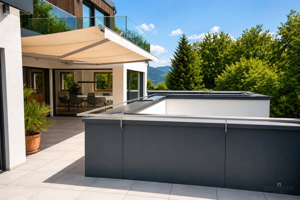 Dachgeschosswohnung großzügige Terrasse Weitblick