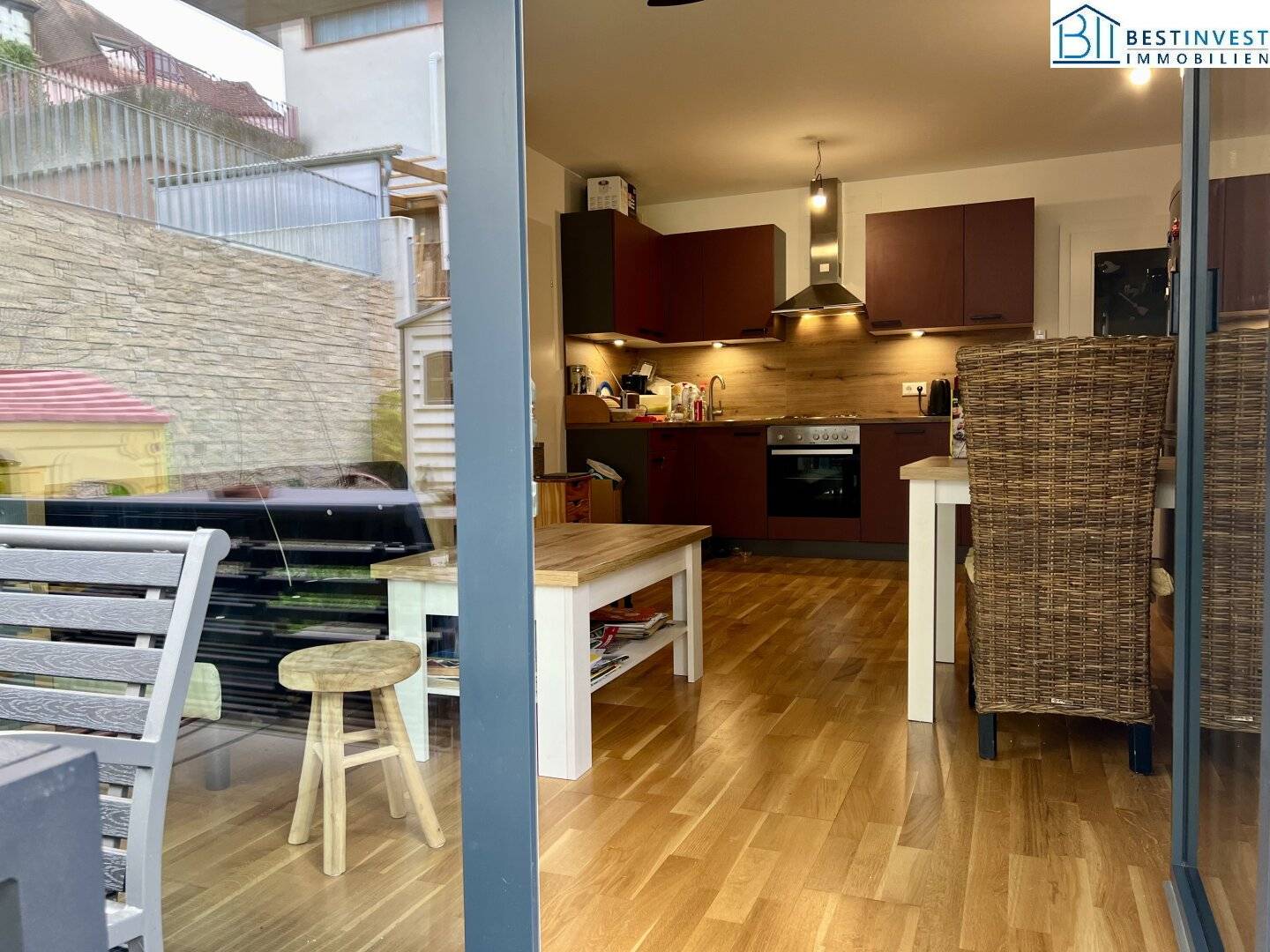 Wohnung mit Garten und Terrasse im Erdgeschoss