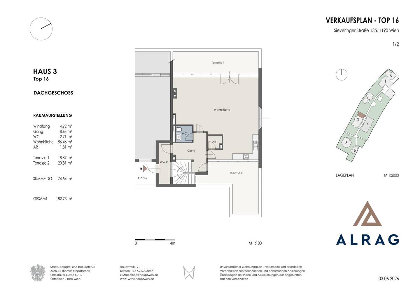 Maisonettewohnung Erstbezug Grünlage Terrassen