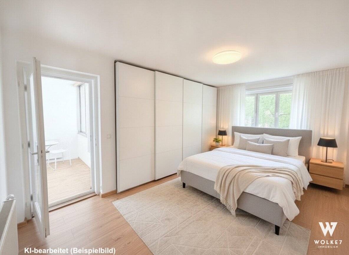 Helle Wohnung mit verglaster Loggia in Toplage