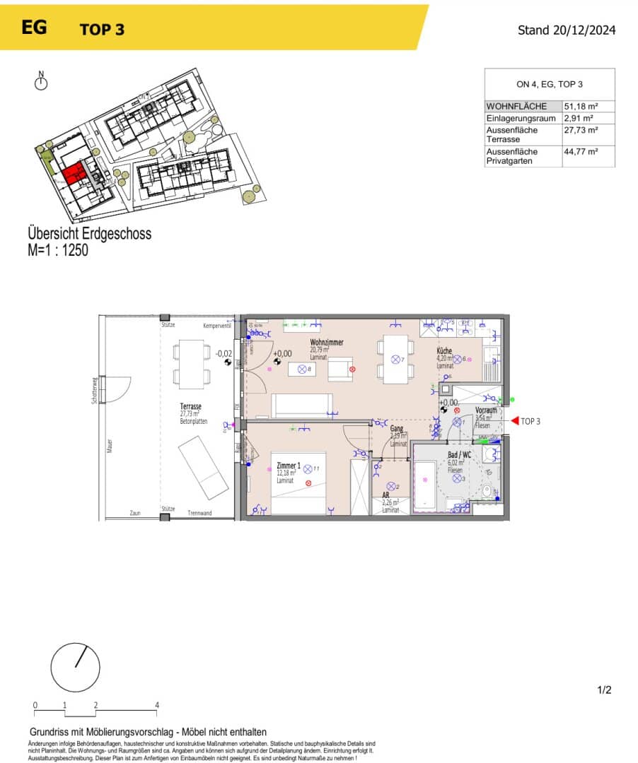 Wohnung Provisionsfrei Erstbezug Viertel Grün