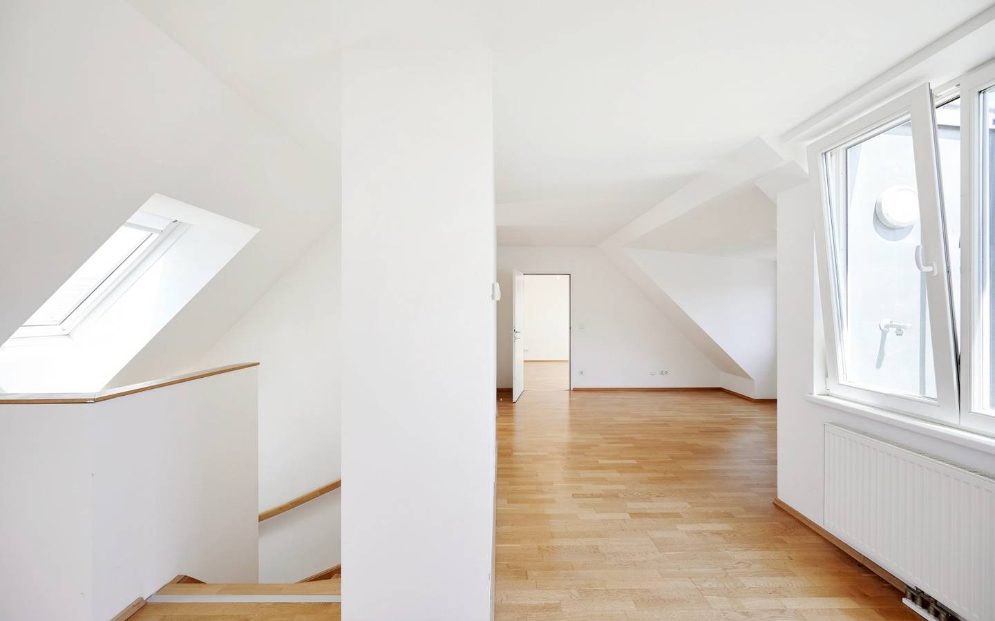 Maisonette apartment attic level with terrace