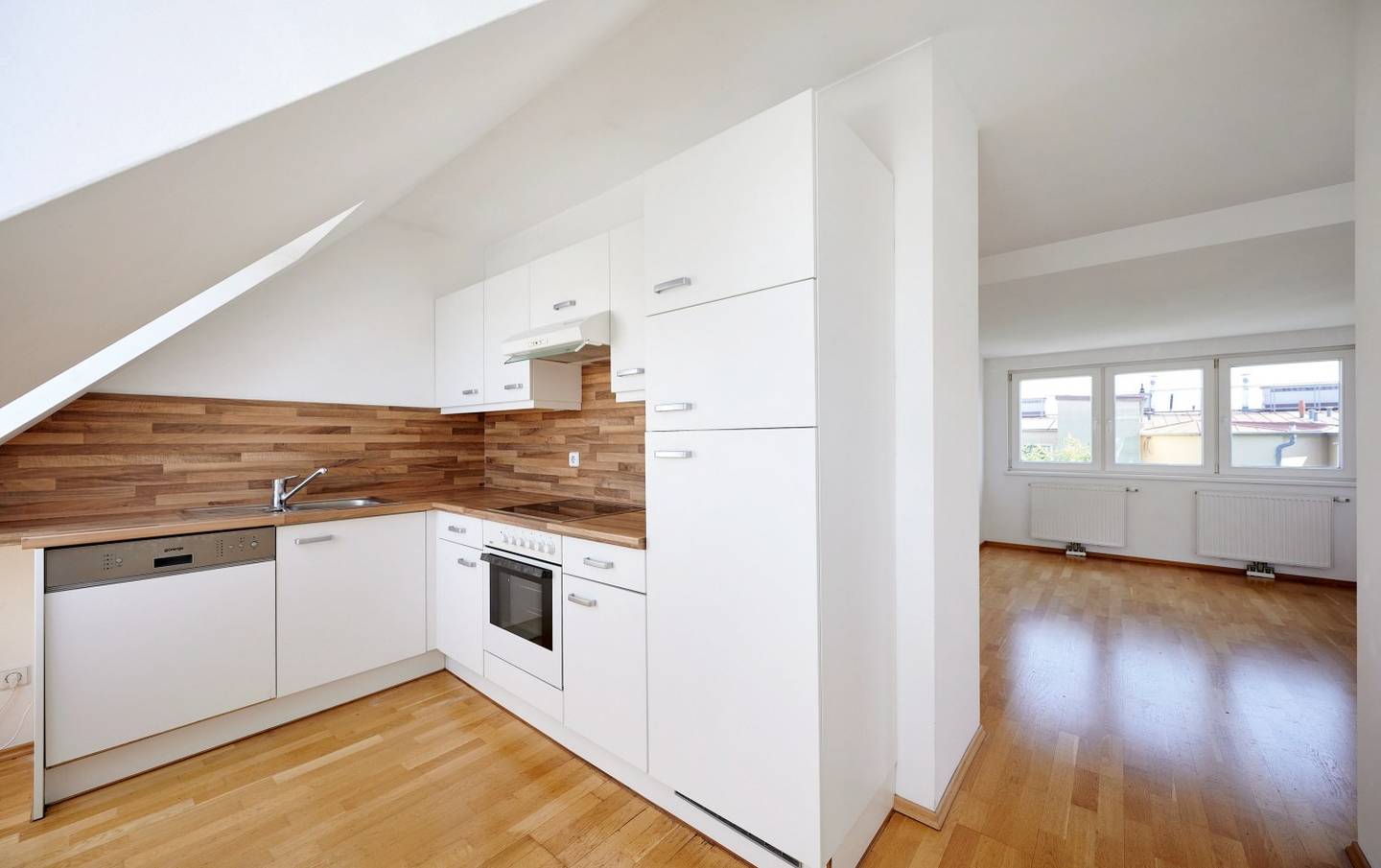 Maisonette apartment attic level with terrace