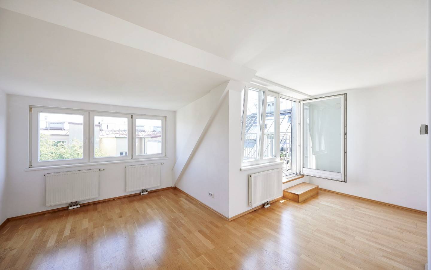 Maisonette apartment attic level with terrace