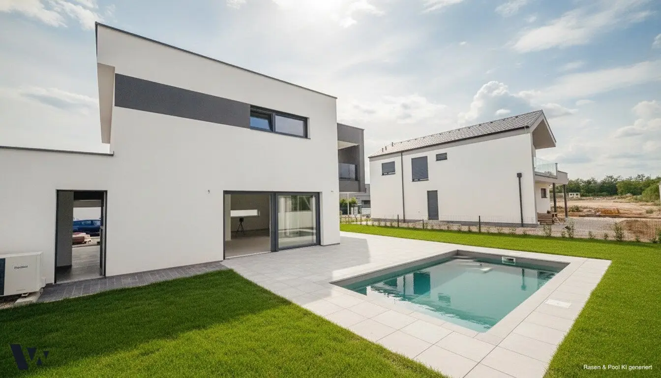 Modern Single Family House with Pool Garden and Garage