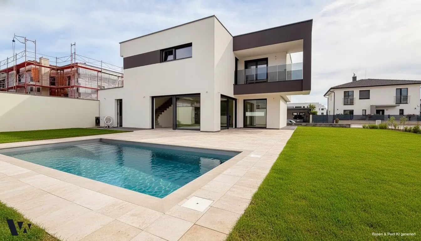 Modern Single Family House with Pool Garden and Garage