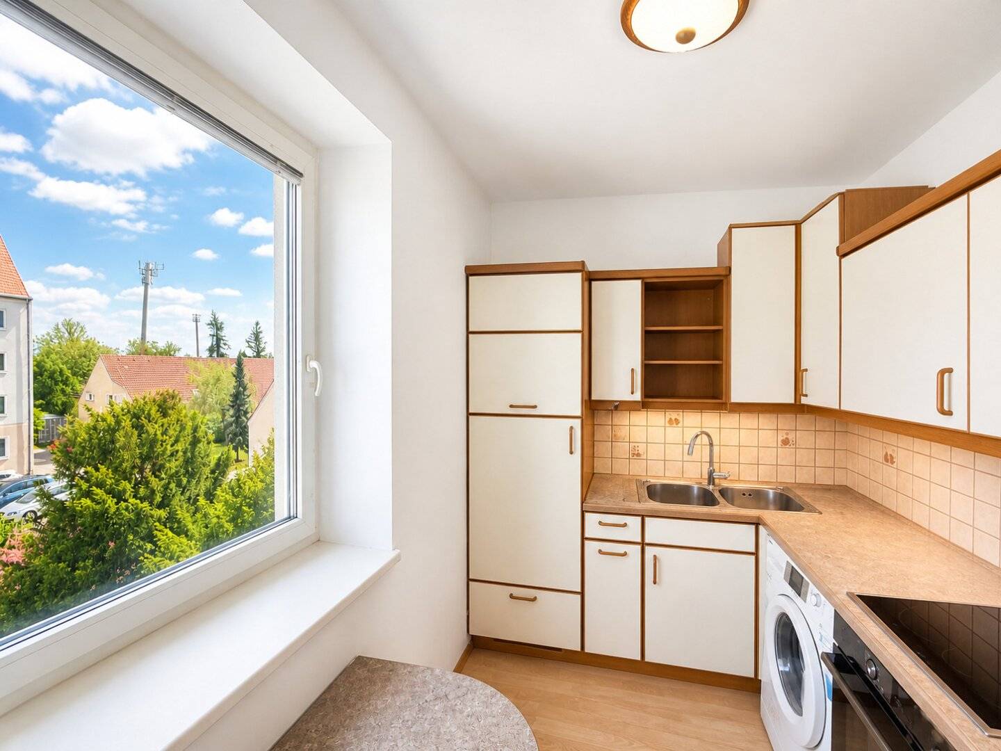 Sunny courtyard apartment with separate kitchen in Rannersdorf