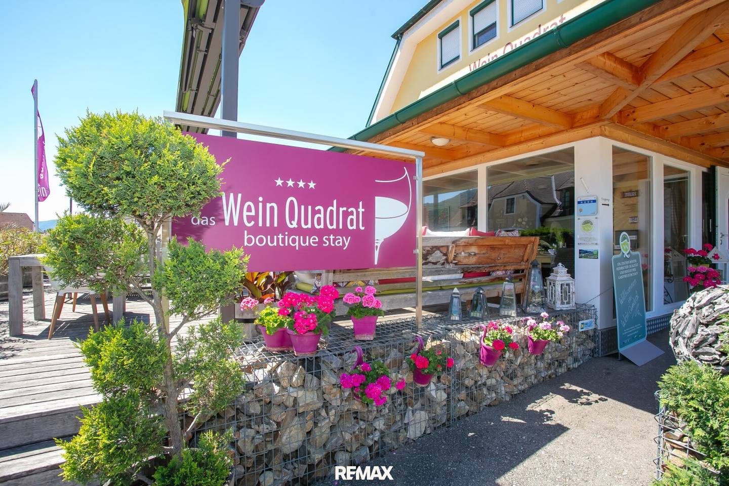 Boutiquehotel mit Panoramaterrasse und privater Wohnung in der Wachau