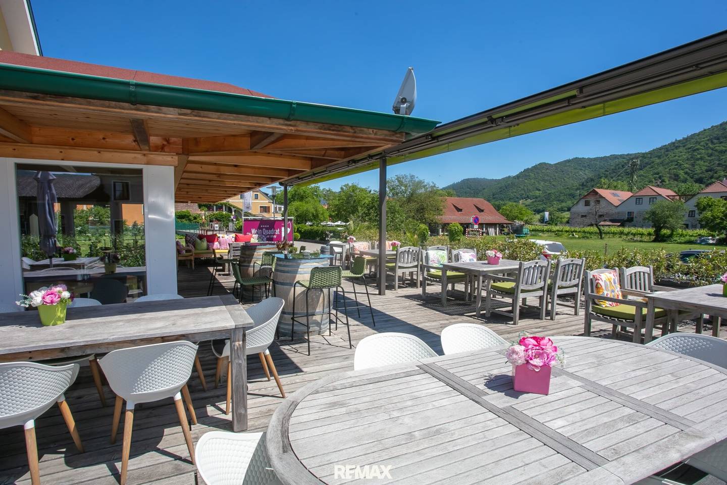 Boutiquehotel mit Panoramaterrasse und privater Wohnung in der Wachau