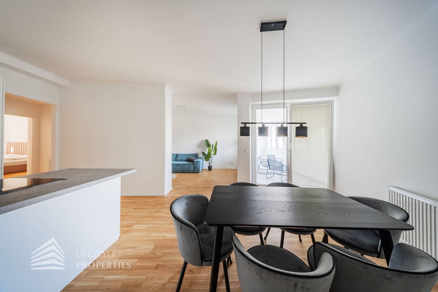 Wohnung with Loggia near Gaußplatz fully furnished