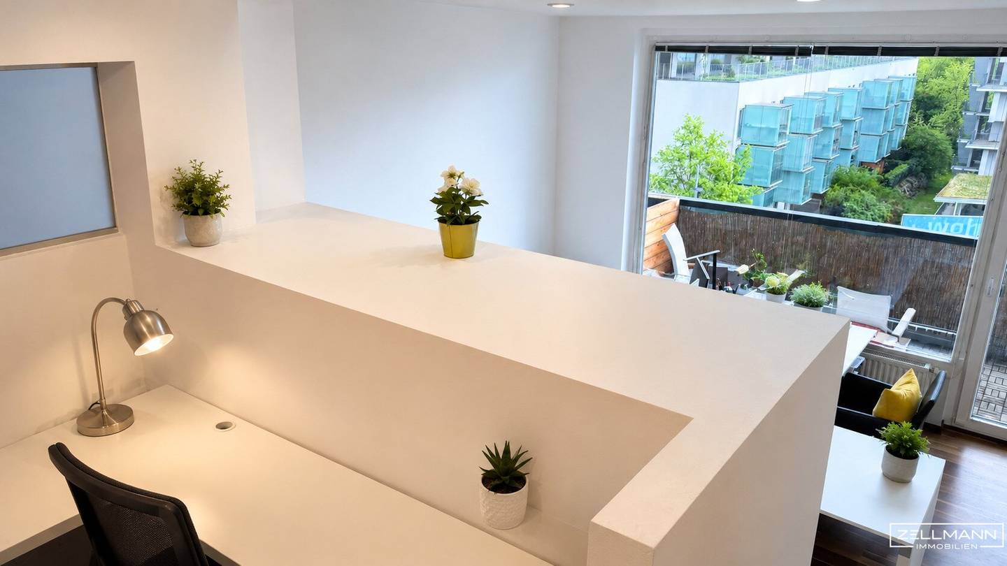 Over the rooftops at Wienerberg, Living with penthouse character, loggia and future connection | ZELLMANN IMMOBILIEN
