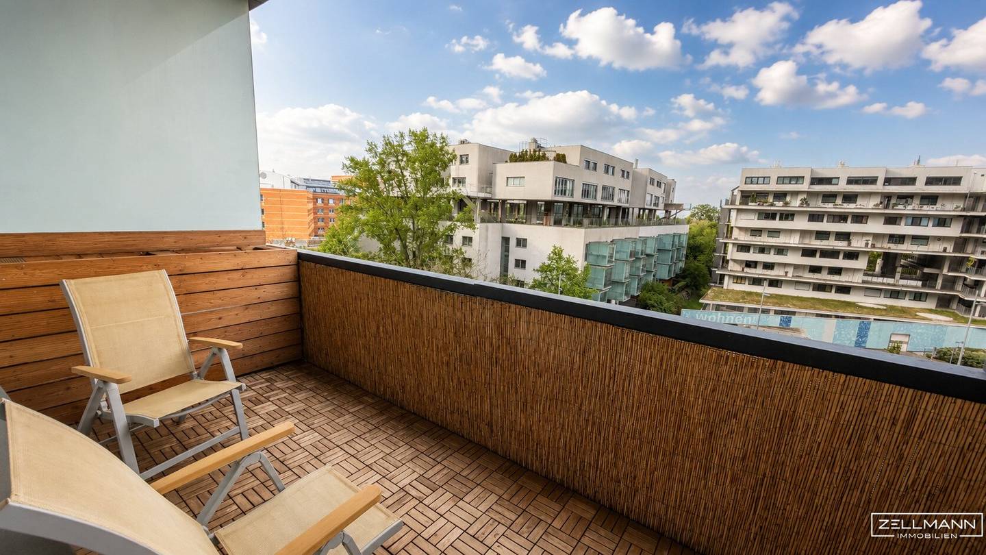 Over the rooftops at Wienerberg, Living with penthouse character, loggia and future connection | ZELLMANN IMMOBILIEN