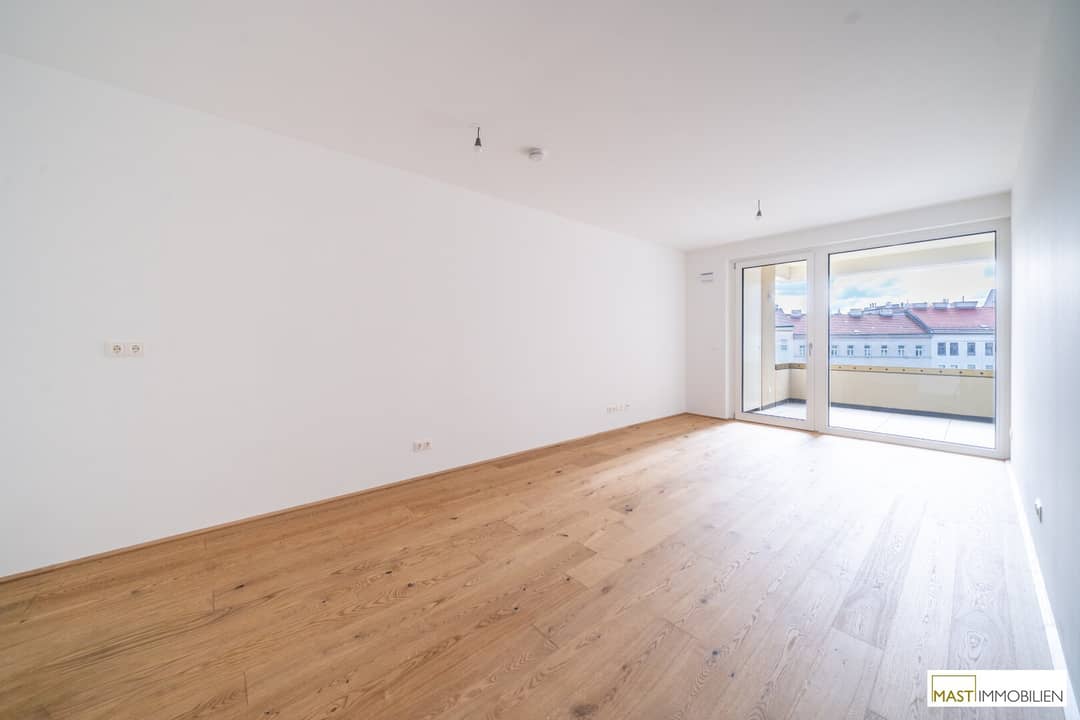 Helle Neubauwohnung mit Balkon und Loggia beim Hauptbahnhof