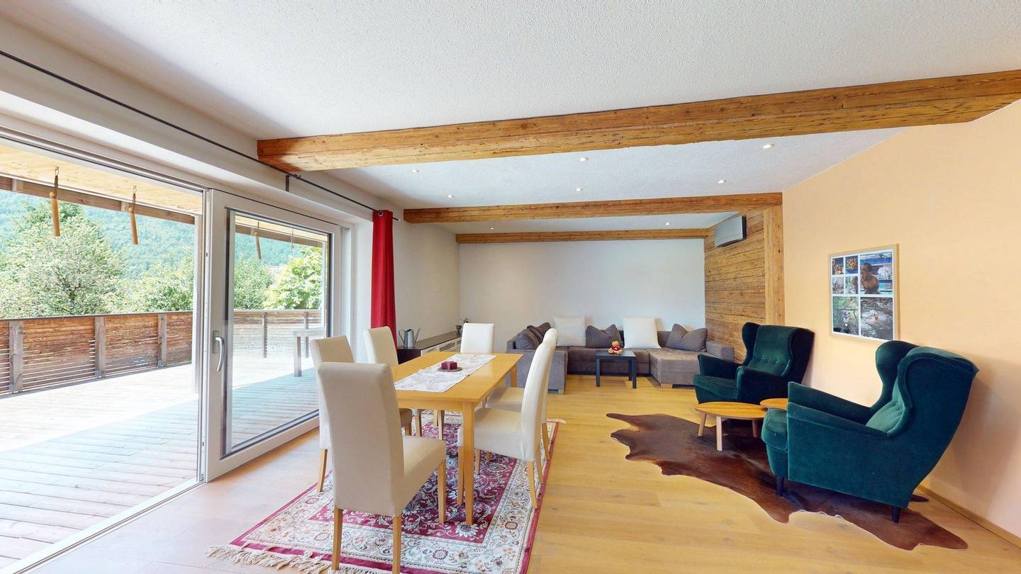 Wohnung mit Südterrasse und Bergblick im Zentrum von Kössen