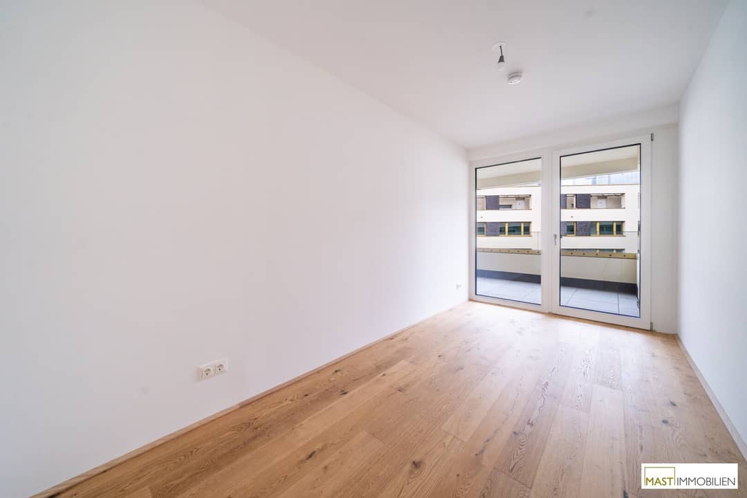 Helle Neubauwohnung mit Balkon und Loggia beim Hauptbahnhof