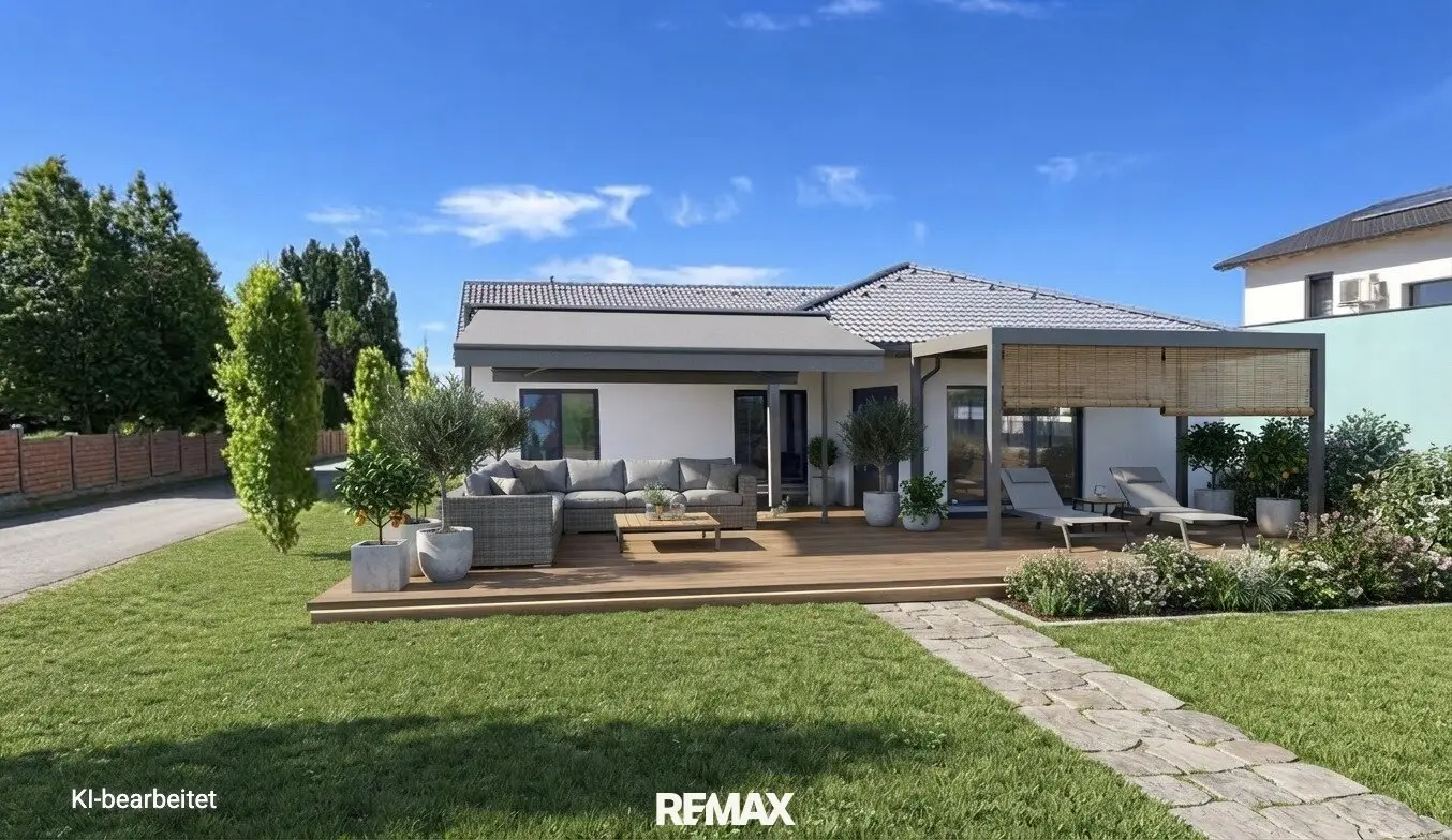 Belagsfertiger Bungalow mit Garten in Zistersdorf