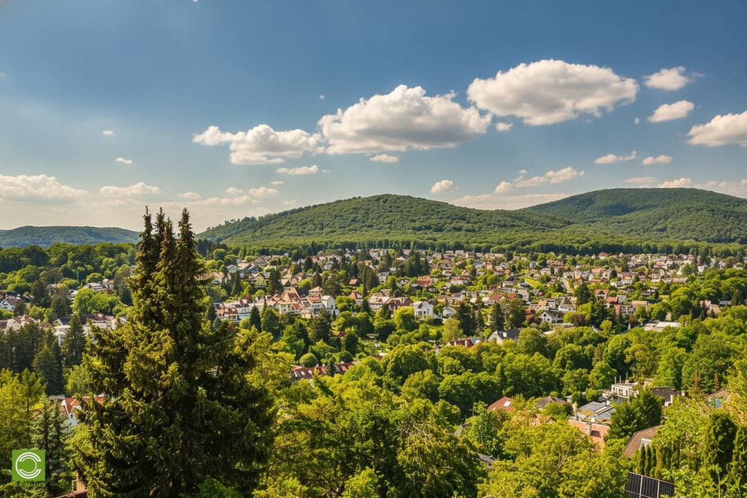 Family home with panoramic view and south facing balcony on Satzberg