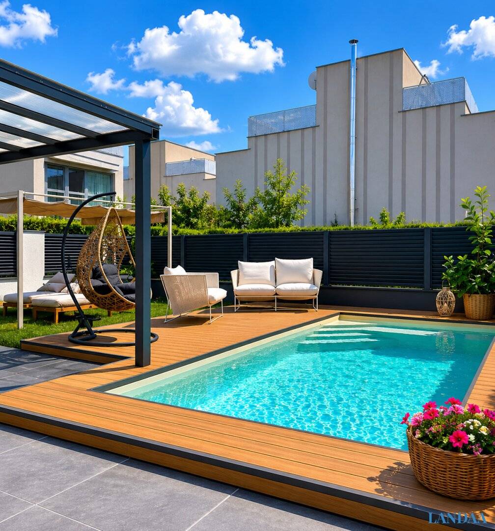 Designvilla mit Pool Garten und zwei Dachterrassen in Leopoldsdorf
