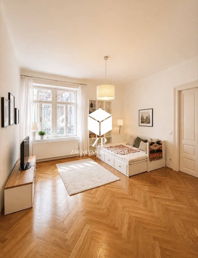 Stylish three room apartment with timeless elegance