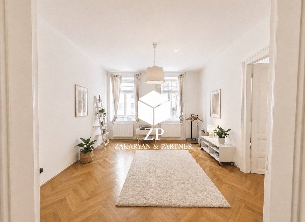 Stylish three room apartment with timeless elegance