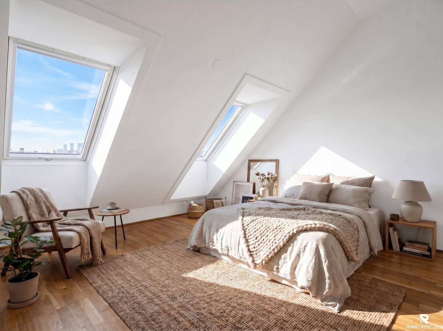 Helle Dachgeschosswohnung mit Terrasse und Tiefgarage