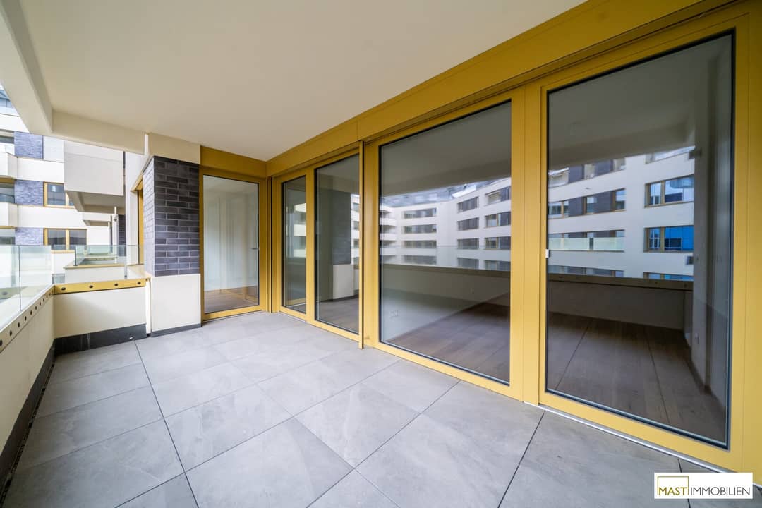 Helle Neubauwohnung mit Balkon und Loggia nahe Hauptbahnhof