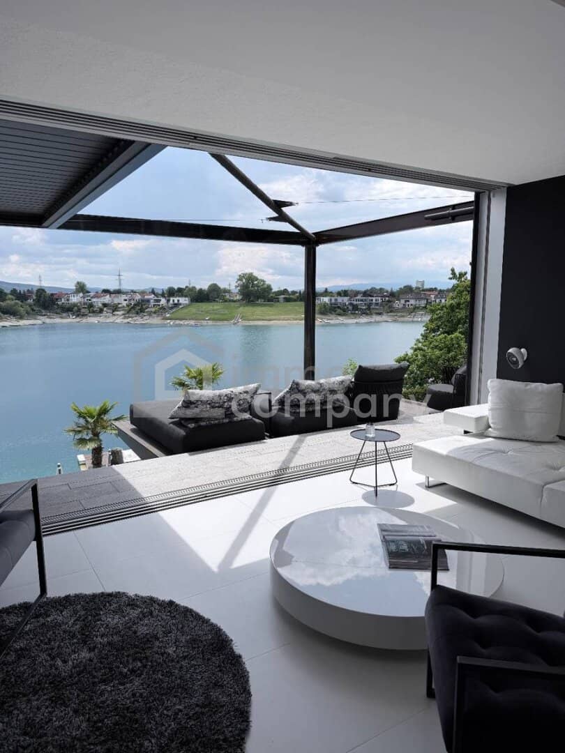 Exclusive lakeside villa with private waterfront access and photovoltaic system