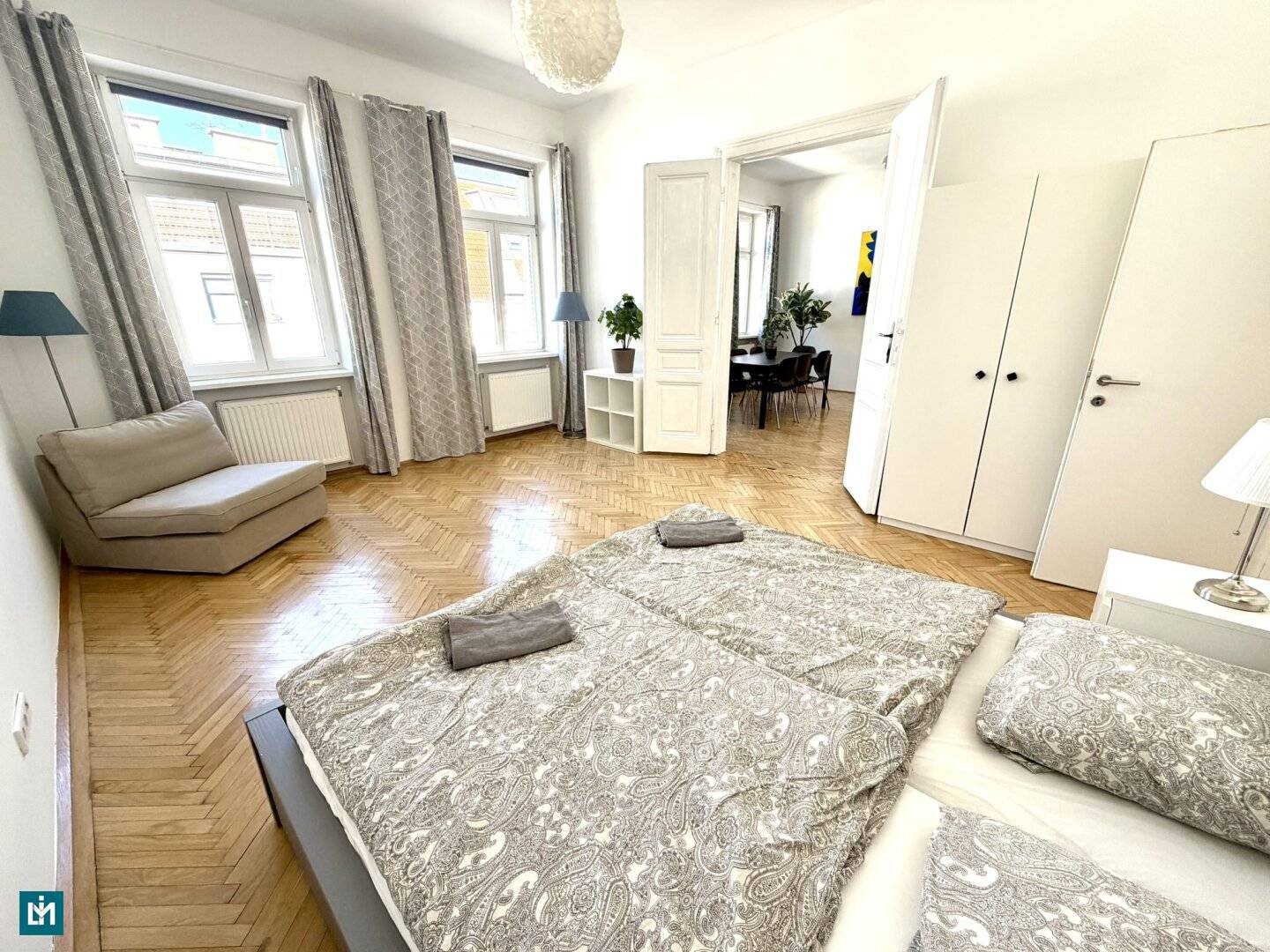 Möblierte 4-Zimmer-Wohnung nahe Naschmarkt