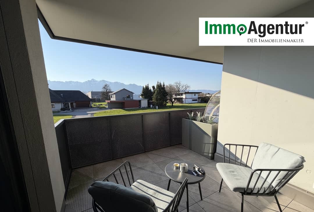 Bright ground floor apartment with balcony in Feldkirch