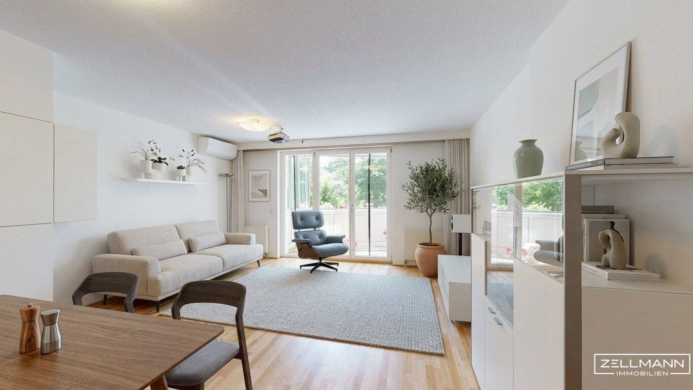 Row house in green quiet location with garden and garage