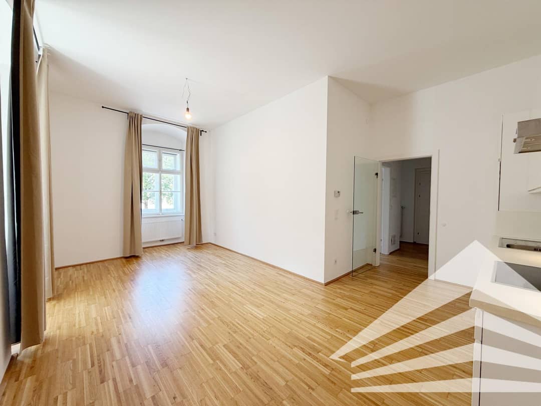 Stylish Altbau Apartment with Open Kitchen on the Danube Riverfront