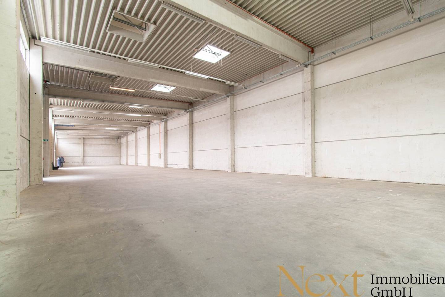 Commercial property with warehouses roller doors and rooftop terrace near station