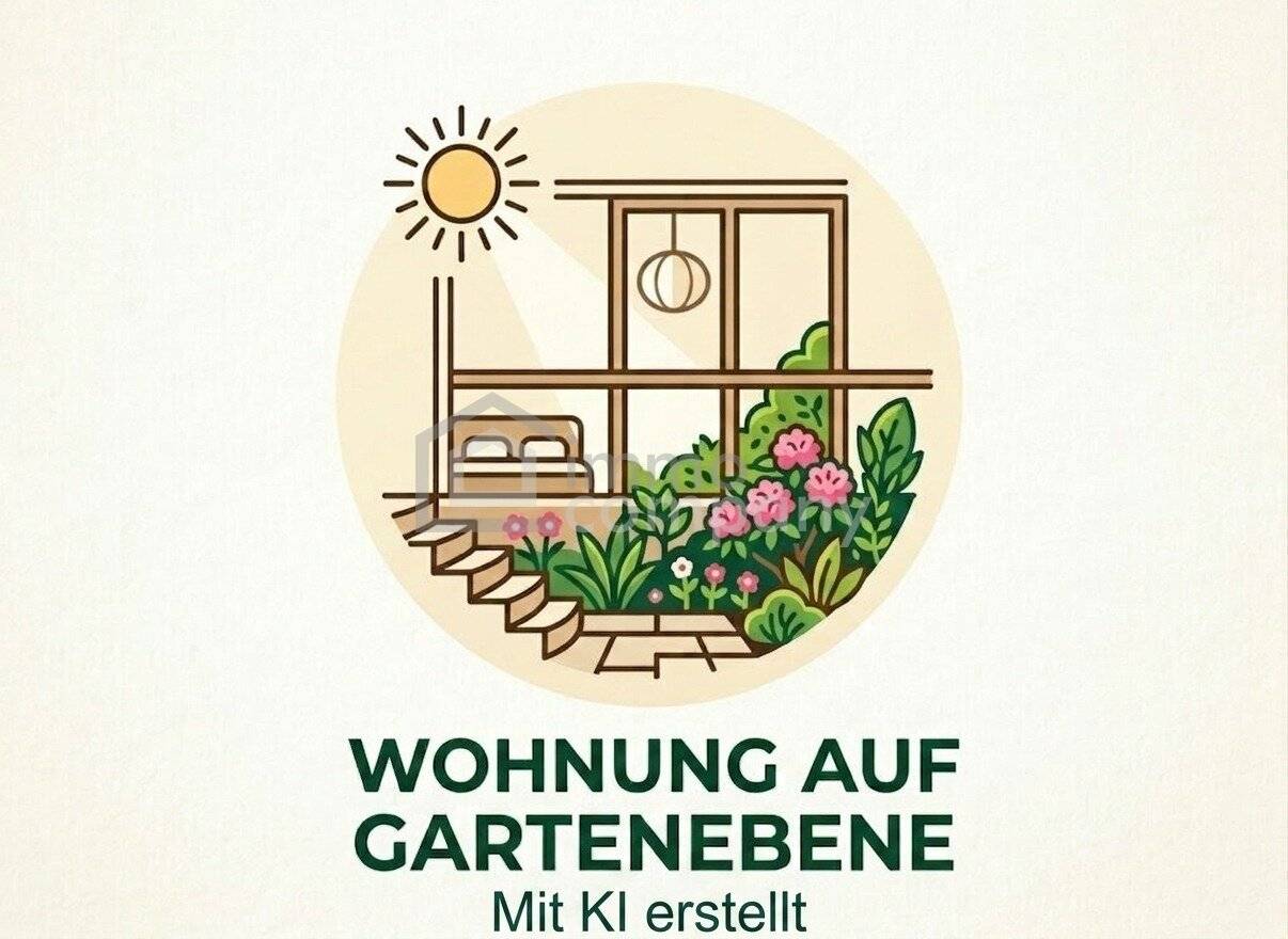 Ruhige Erdgeschosswohnung mit Gartenblick