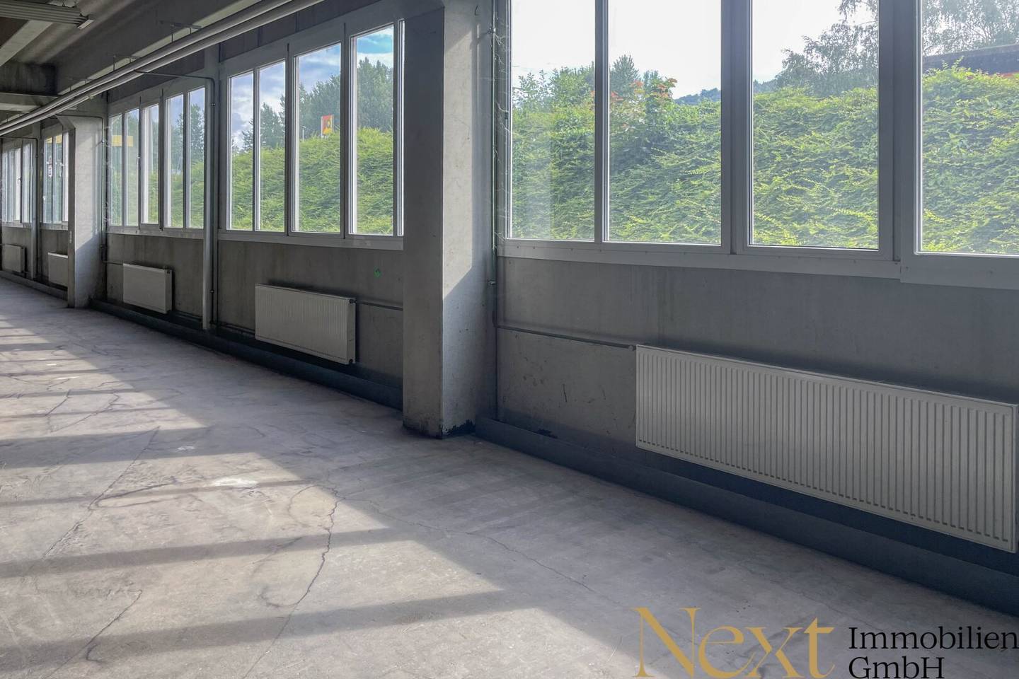 Spacious warehouse with adjustable loading ramps in Linz for rent Divisible