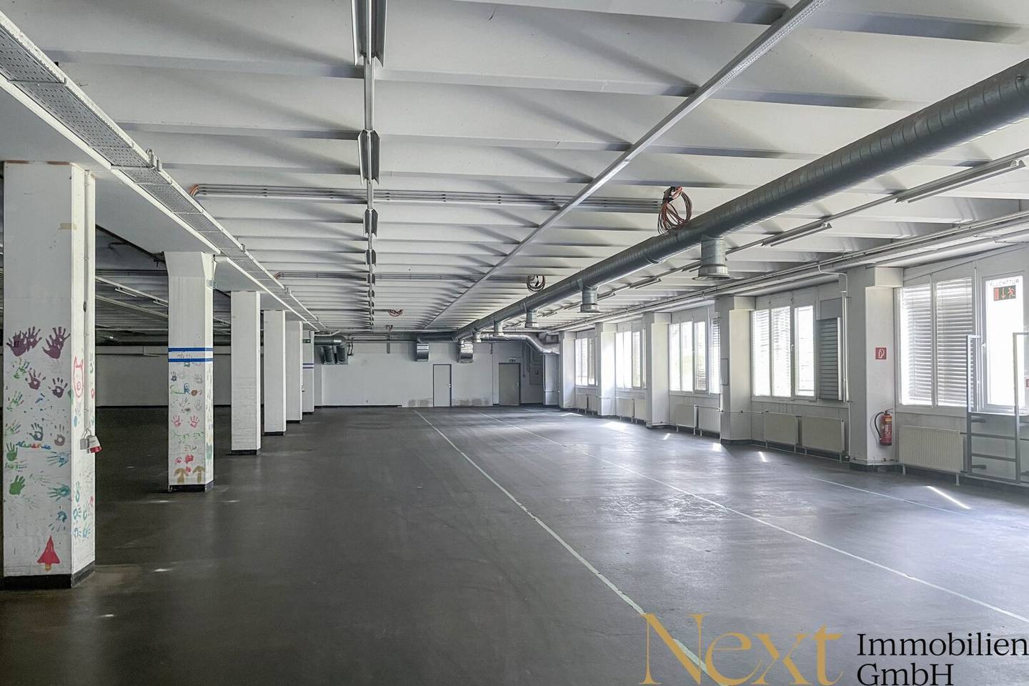 Spacious warehouse with adjustable loading ramps in Linz for rent Divisible