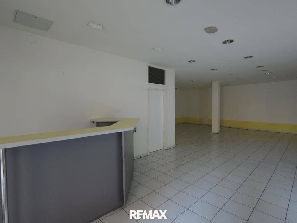 Barrier-free retail space with glass frontage in prime city center location