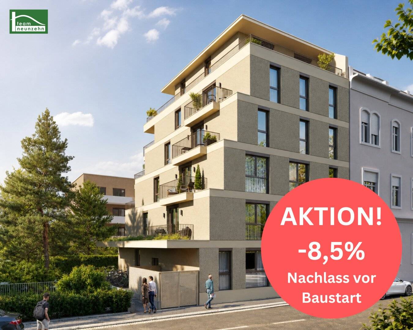 Exklusives Neubauprojekt in Graz – 12 hochwertige Wohnungen mit Balkon, Terrasse oder Garten
