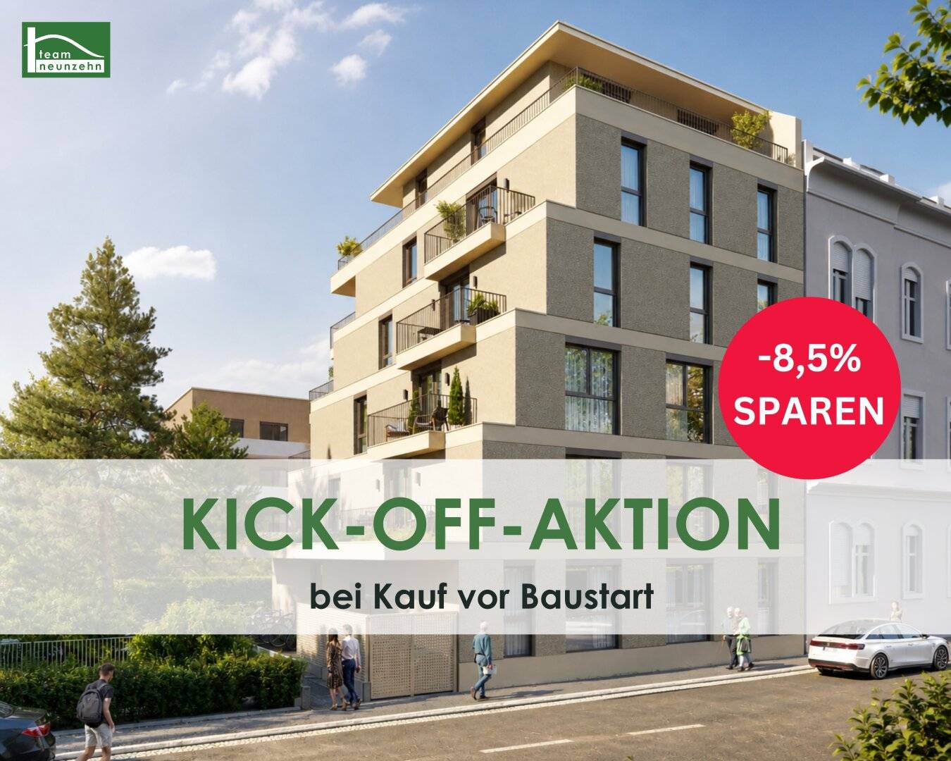 Neubauwohnung mit zwei Terrassen in zentraler Lage