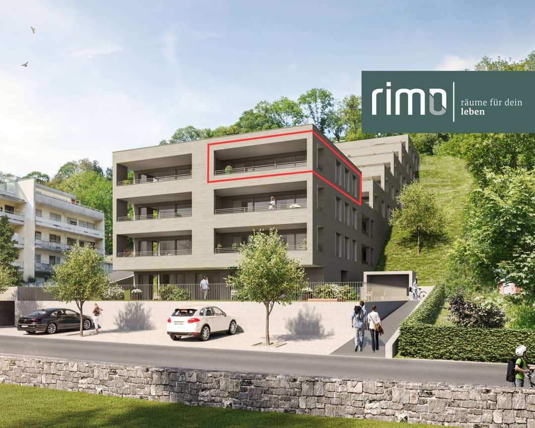 New build terrace apartment with southeast terrace in central location