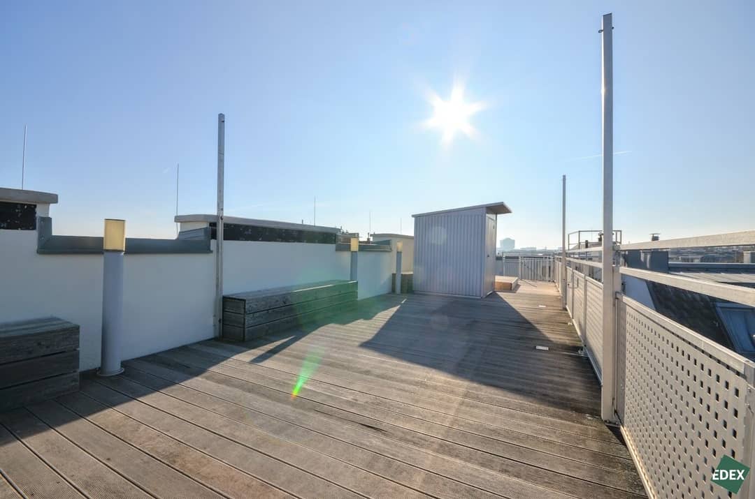 Dachgeschosswohnung mit großer Dachterrasse und Rundumblick