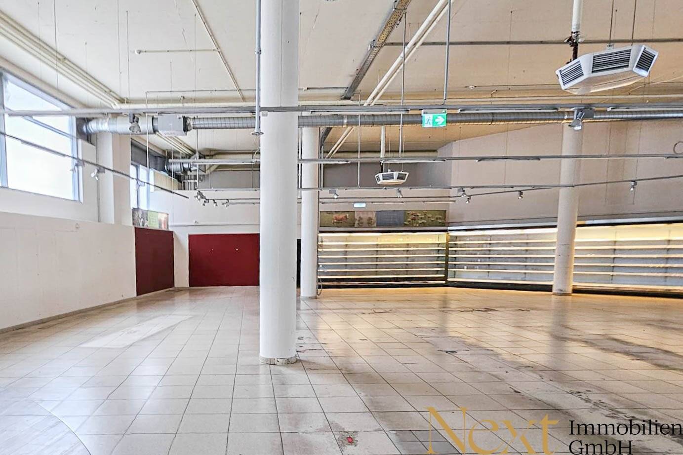 Retail space with underground parking in high-traffic shopping area