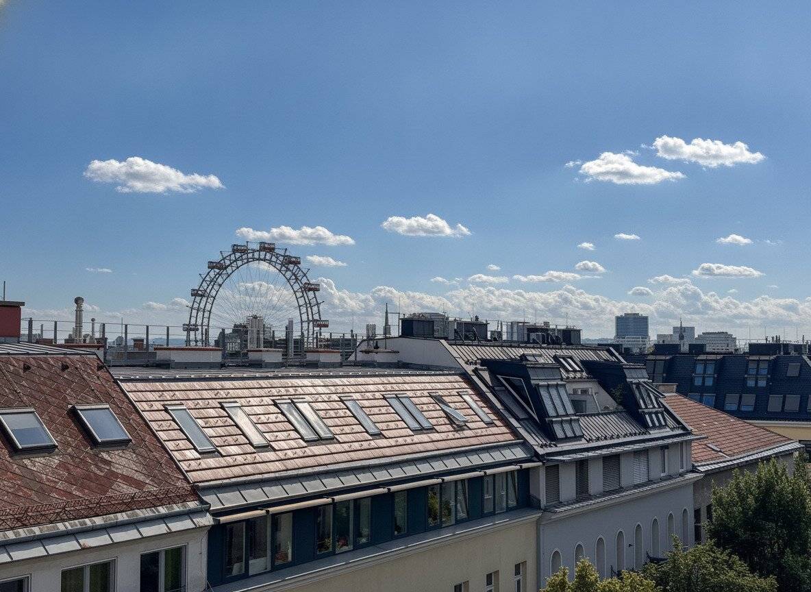Sanierte Dachgeschoßmaisonette mit zwei Terrassen nahe Prater