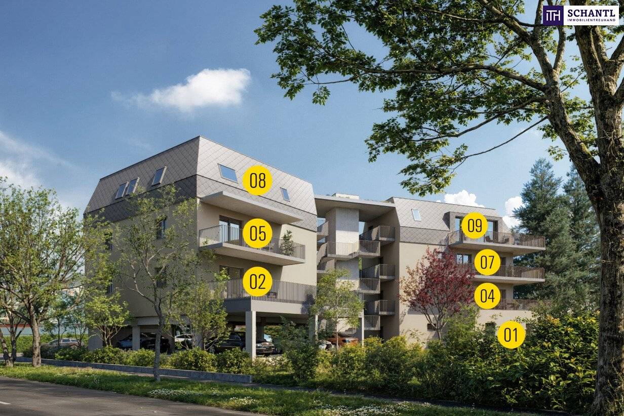 Neubauwohnung mit Balkon in Eggenberg