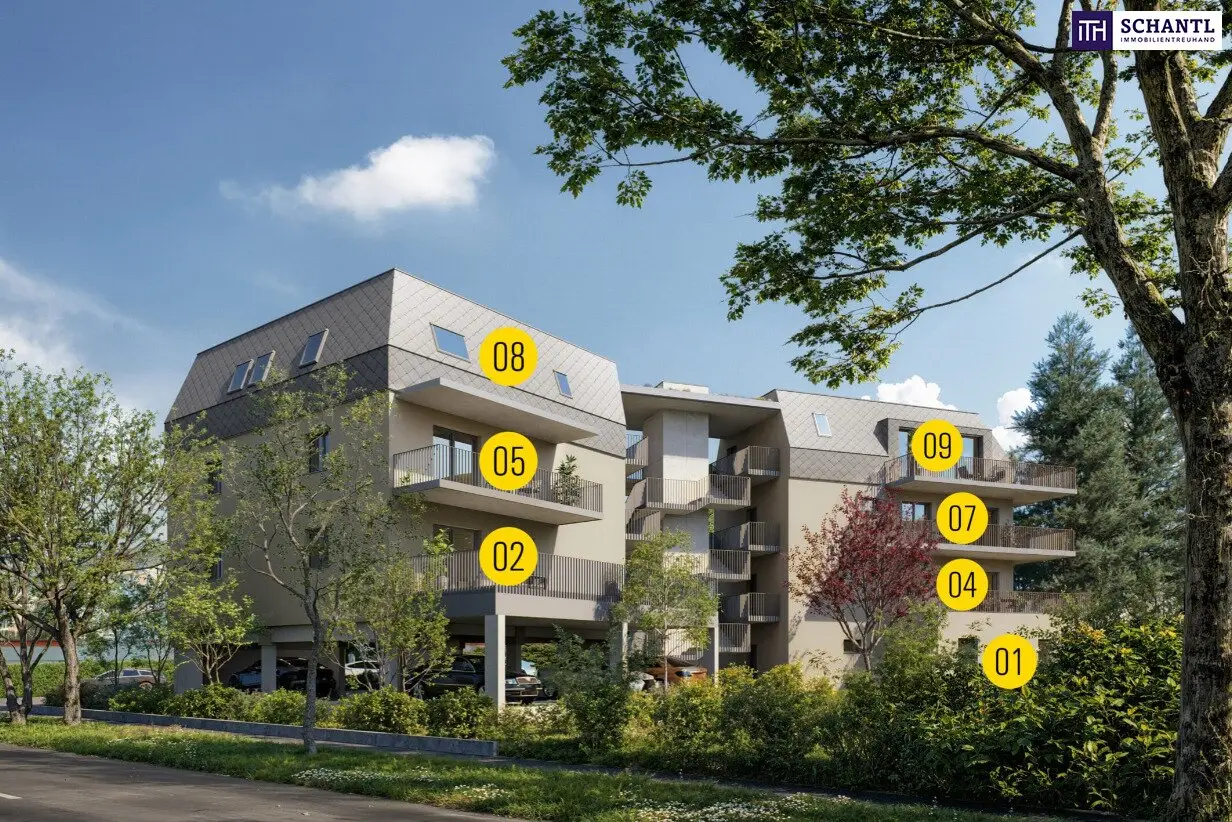 Neubauwohnung mit Balkon in Eggenberg